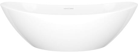 Rohl Amalfi VBAML55NO - 13 Inch Oval Vessel Bathroom Sink with Drain Hole Center