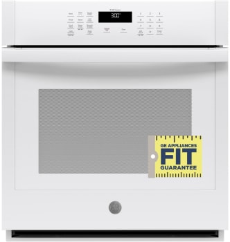 GE JKS3000DNWW - 27 Inch Built-In Single Wall Oven Fit Guarantee