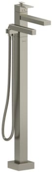 Rohl Kubik TUS39BN - Kubik™ Single Hole Floor Mount Tub Filler Trim in Brushed Nickel