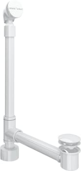 Rohl K-50 Series K50WH - Freestanding Bathtub Drain Kit For Above-Floor Installation Box in White