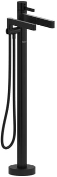 Rohl Paradox™ TPX39BK - Paradox™ Thermostatic Single Hole Floor Mount Tub Filler Trim with Hand Shower in Black