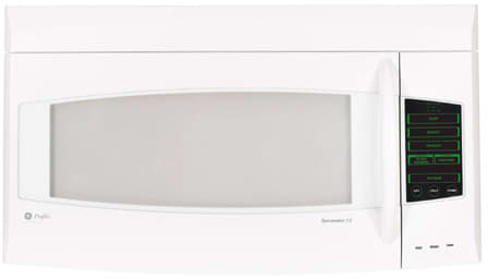 Ge Jvm2070wh 2 0 Cu Ft Over The Range Spacemaker Microwave Oven With 1100 Cooking Watts Two Wire Oven Racks White