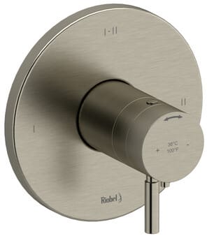 Rohl RIU™ TRUTM23BN - Riu™ Single Lever Handle Thermostatic & Pressure Balance Trim with 3 Functions (Shared) in Brushed Nickel