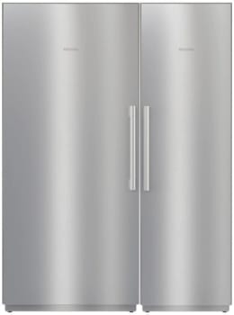 Miele MasterCool Series MIREFFRSS05 - Column Refrigerator & Freezer Set with 24 Inch Refrigerator and 36 Inch Freezer