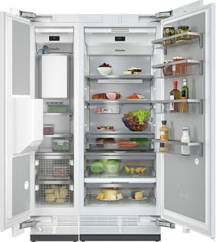 Miele MasterCool Series MIREFFR22 - Side-by-Side Column Refrigerator & Freezer Set