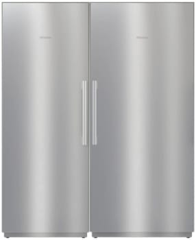 Miele MasterCool Series MIREFFRSS14 - Column Refrigerator & Freezer Set with 36 Inch Refrigerator and 30 Inch Freezer
