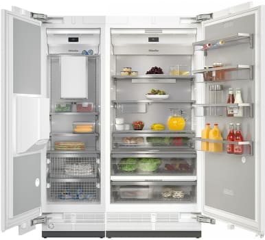 Miele MasterCool Series MIREFFR16 - Side-by-Side Column Refrigerator & Freezer Set