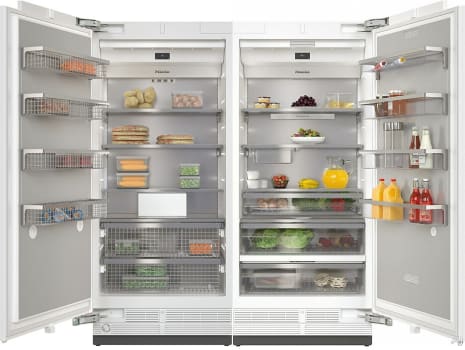 Miele MasterCool Series MIREFFR10 - Side-by-Side Column Refrigerator & Freezer Set
