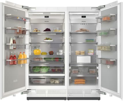 Miele MasterCool Series MIREFFR13 - Side-by-Side Column Refrigerator & Freezer Set