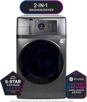 GE Profile PFQ97HSPVDS - 28 Inch Smart Front Load Washer/Dryer Combo