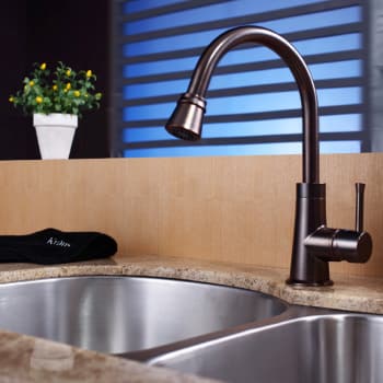 Stainless Steel Sink With Bronze Faucet kraus kitchen combo series
