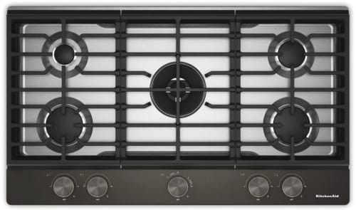KitchenAid KCGK536SBE - 36" Gas Cooktop with 5 Burners