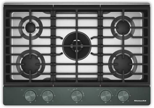 KitchenAid KCGK730SJP - 30" Gas Cooktop with 5 Burners