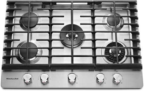 KitchenAid KCGS950ESS - 30 Inch Gas Cooktop with Griddle