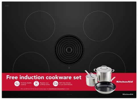 KitchenAid KCID930SBL - 30 Inch NextGen Induction Downdraft Cooktop