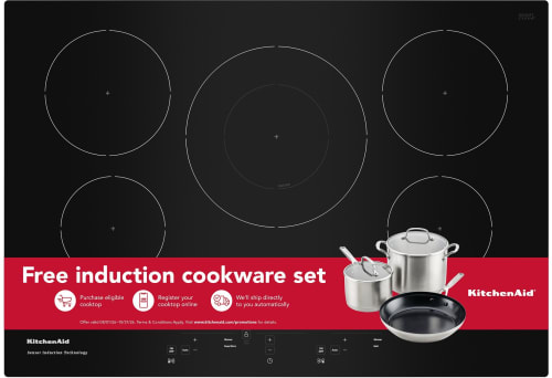 KitchenAid KCIG550JBL - 30 Inch Induction Cooktop