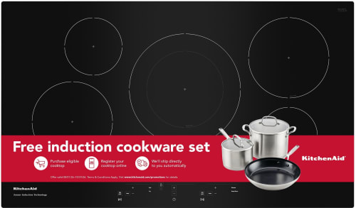 KitchenAid KCIG556JBL - 36 Inch Induction Cooktop