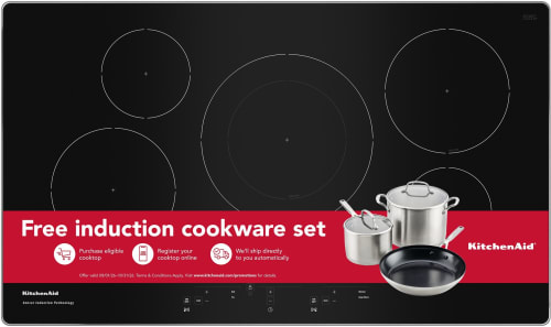 KitchenAid KCIG556JSS - 36 Inch Induction Cooktop