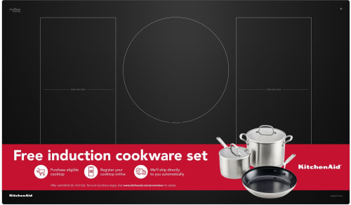 KitchenAid KCIT736SBL - 36 Inch Induction Smart Cooktop
