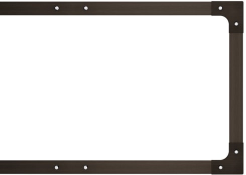 Ilve Nostalgie Collection KCN120B - Nostalgie Noblesse Frame Kit for 48 Inch Range - UP48N in Bronze