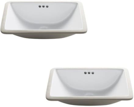 Kraus Elavo Series KCU2412PK - Undermount Ceramic Bathroom Sink