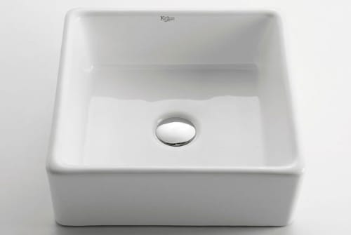 Kraus White Ceramic Series KCV120SN - White Ceramic Sink