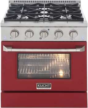 Kucht Professional KDF302R - 30 Inch Freestanding Dual Fuel Range