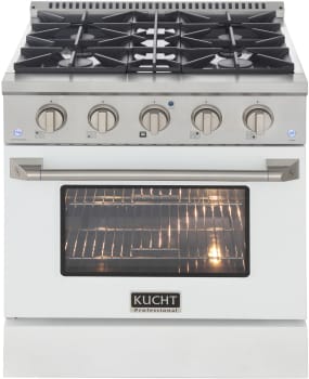 Kucht Professional KDF302W - 30 Inch Freestanding Dual Fuel Range