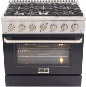 Kucht Professional KDF362K - 36 Inch Freestanding Dual Fuel Range
