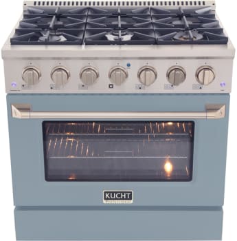Kucht Professional KDF362LPLE - 36 Inch Freestanding Dual Fuel Range