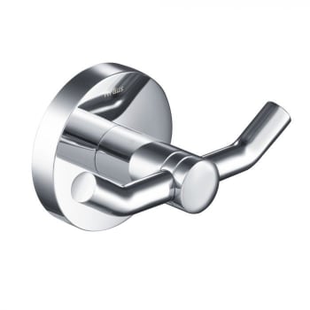 Kraus KEA18802CH - Elie™ Collection Bathroom Robe and Towel Double Hook