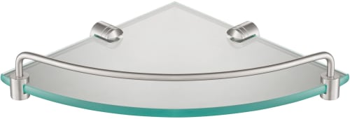 Kraus KEA18846BN - Elie™ Collection 8 Inch Glass Corner Bathroom Shelf