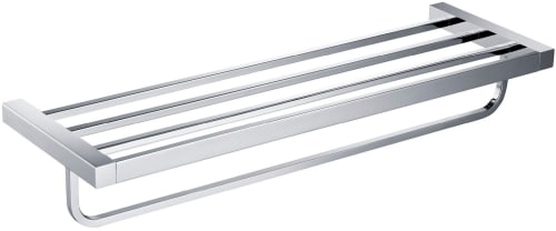 Kraus KEA19942CH - Stelios™ Collection 24 Inch Bathroom Shelf with Towel Bar