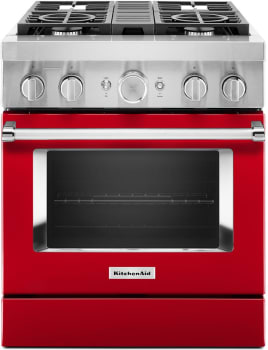 KitchenAid Commercial-Style KFDC500JPA - Commercial-Style 30 Inch Freestanding Dual Fuel Smart Range