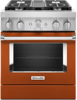 KitchenAid Dual Fuel Range (KFDC500JSC) - Scorched Orange KitchenAid Dual Fuel Range (KFDC500JSC) - Scorched Orange