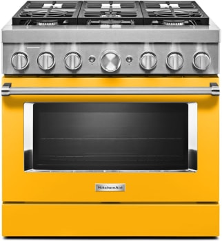 KitchenAid Dual Fuel Range (KFDC506JYP) - Yellow Pepper KitchenAid Dual Fuel Range (KFDC506JYP) - Yellow Pepper