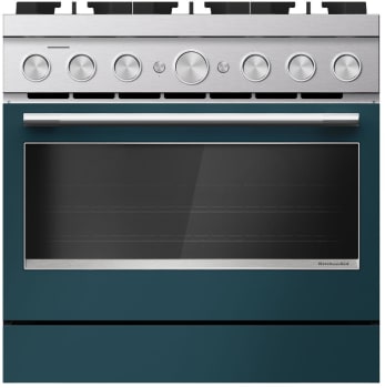 KitchenAid KFDS936SAG 36 Inch Slide-In Commercial-Style Dual Fuel