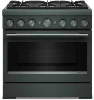 KitchenAid KFDS936SJP 36 Inch Slide-In Commercial-Style Dual Fuel