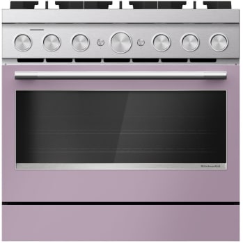 KitchenAid KFDS936SWF - 36 Inch Slide-In Commercial-Style Dual Fuel Range with 6 Sealed Burners