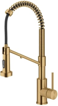 Kraus Bolden Series KFF1610BB - 2-in-1 Commercial Style Pull-Down Single Handle Water Filter Kitchen Faucet