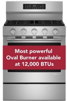 KitchenAid KFGS330TPS - 5.0 Cu. Ft. Smart Freestanding Gas Range