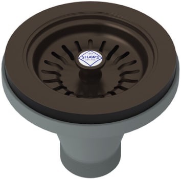 Rohl SW734TCB - 1 1/2 Inch Basket Strainer without Remote Pop-Up in Tuscan Brass