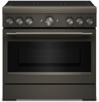KitchenAid KFIS936SBE - 36-Inch 6-Element Induction Freestanding Commercial-Style Range with Air Fry