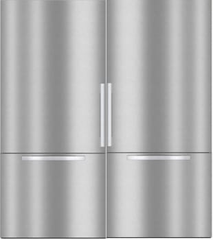 Miele MasterCool Series MIREFFRSS18 - Side-by-Side Column Set with 36 Inch Refrigerator Panel Ready