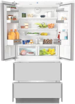 Miele PerfectCool Series KFNF9959IDE - 30 Inch Panel Ready French Door Bottom Freezer Drawers Refrigerator
