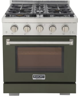 Kucht Professional KFXX Series KFX3000XG - KFXX Series 30 Inch Freestanding Professional Gas Range in Front View