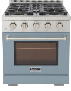Kucht Professional KFXX Series KFX3000XLPLB - KFXX Series 30 Inch Freestanding Professional Gas Range in Front View