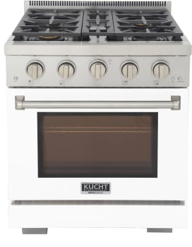 Kucht Professional KFXX Series KFX3000XLPW - KFXX Series 30 Inch Freestanding Professional Gas Range in Front View