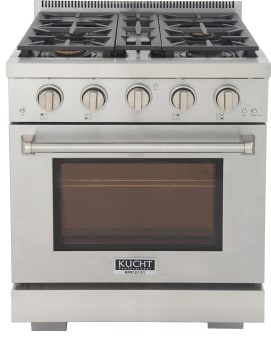 Kucht Professional KFXX Series KFX3000XS - KFXX Series 30 Inch Freestanding Professional Gas Range in Front View