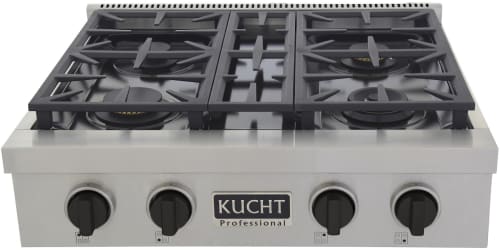 Kucht Professional KFX309TLPK - 30 Inch Gas Rangetop in Front View